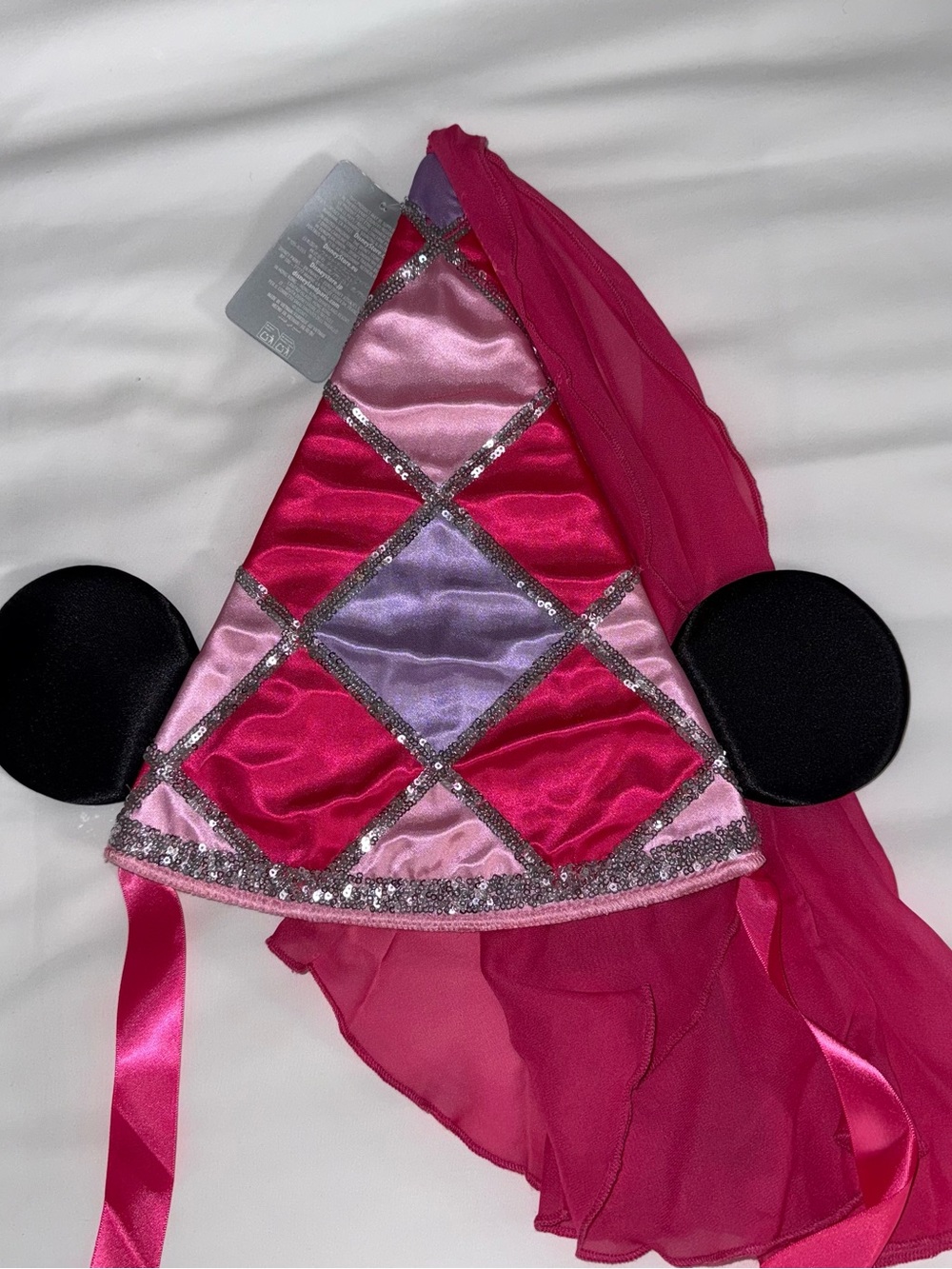 BNWT Disney Minnie Mouse Ears Princess Cone Hat